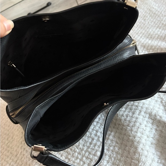Kate Spade Black Leather Tote Bag - Picture 7 of 12